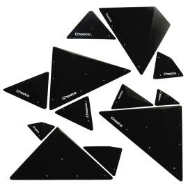 Cheeta Wooden asymmetric pyramids M S01